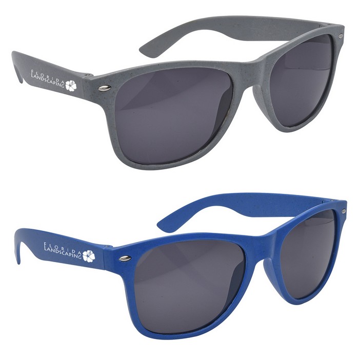 GH6272 Wheat Malibu SUNGLASSES With Custom Imprint